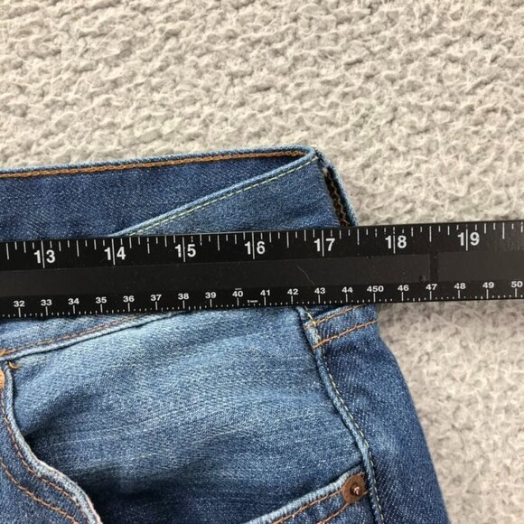 LUCKY BRAND Mens Size 34x28 Short Straight Leg 165 100% Cotton Blue Denim Jeans - Picture 11 of 16